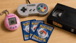 Best gifts for 90s kids — retro gaming controller, Tamagotchi, Pokémon cards and VHS tap