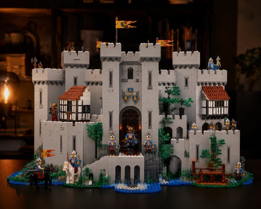 LEGO Icons Lion Knights' Castle — the 90s Castle theme reimagined for adults