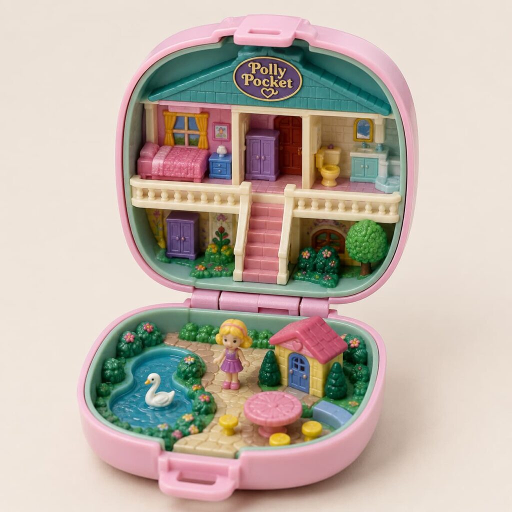 Polly Pocket vintage compact — the tiny world that fit in your pocket