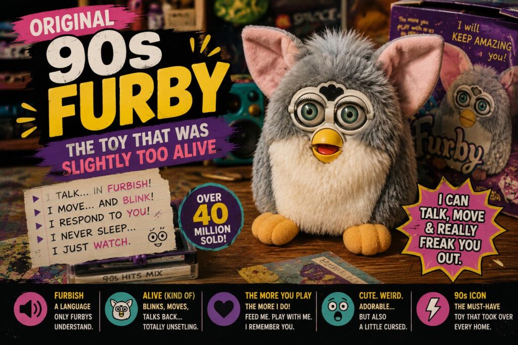 Original 90s Furby — the toy that was slightly too alive