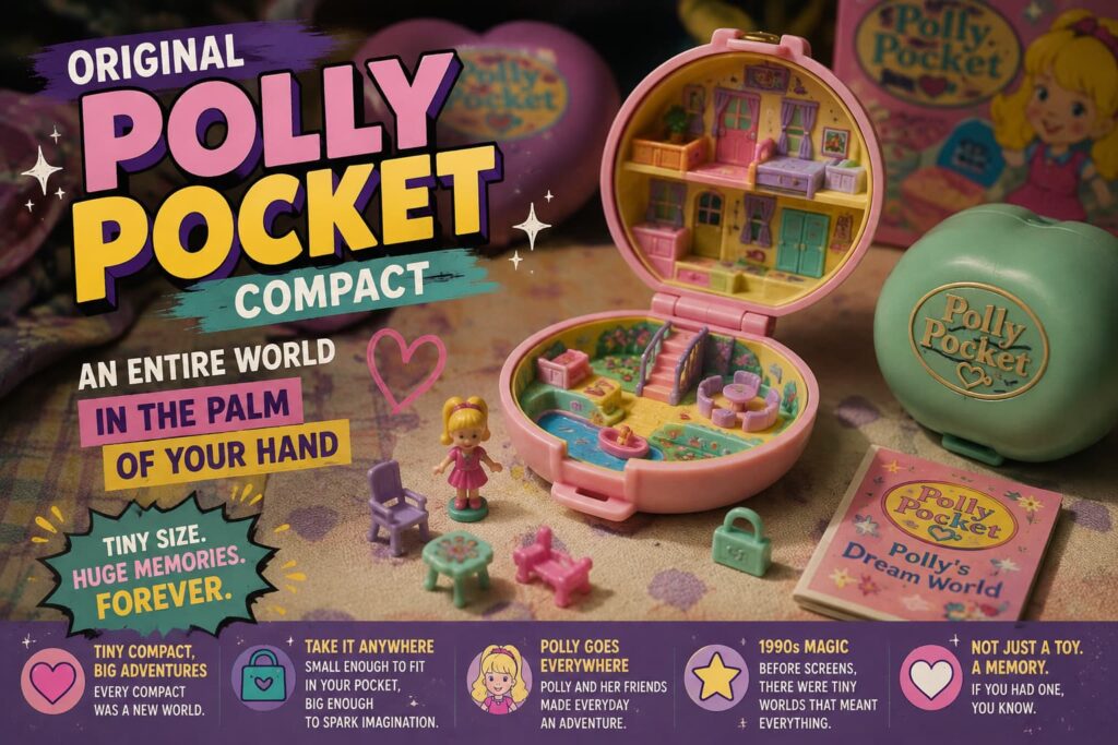Original Polly Pocket compact — an entire world in the palm of your hand