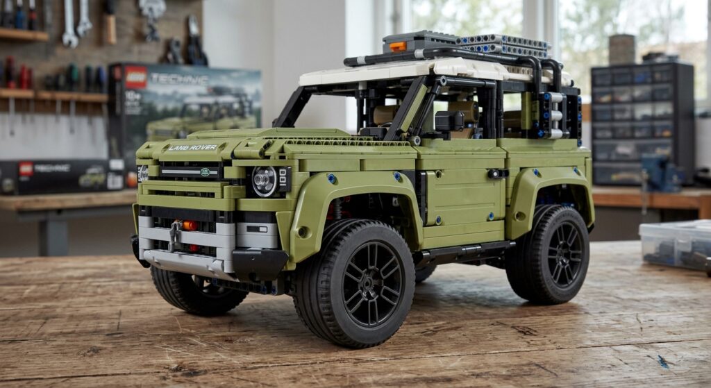 LEGO Technic Land Rover Defender 42110 — independent suspension and 4-speed gearbox