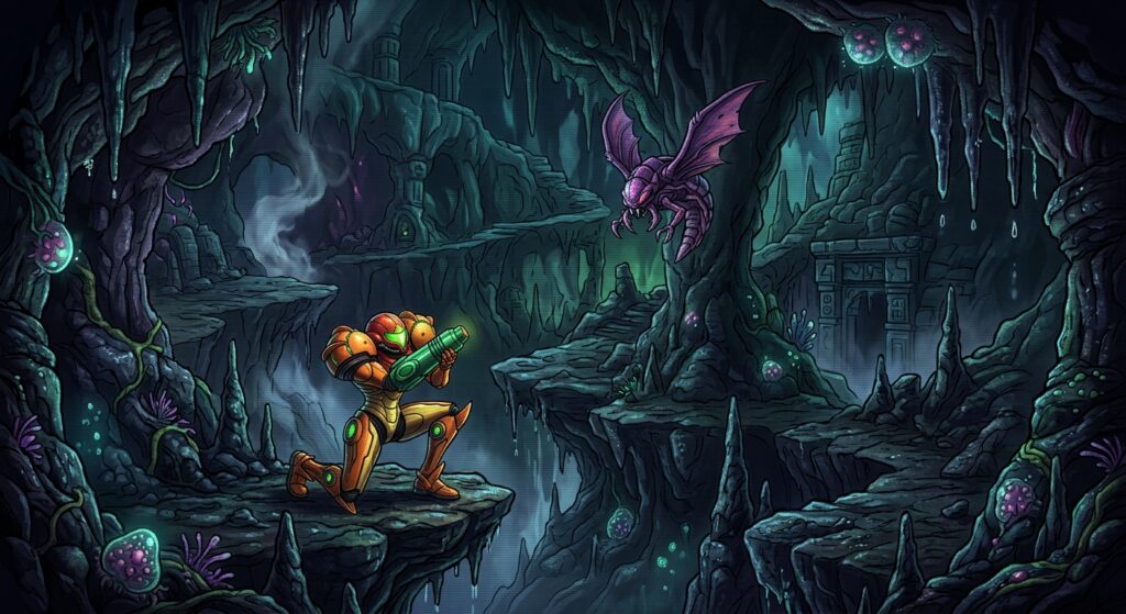 Super Metroid SNES — the most atmospheric game on the console